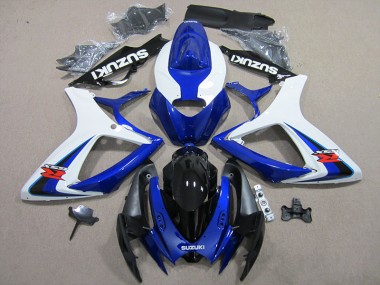 Buy 2006-2007 Blue White Suzuki GSXR600 Motorbike Fairings