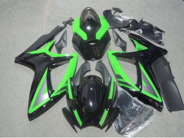 Buy 2006-2007 Black Green Suzuki GSXR600 Motorbike Fairing