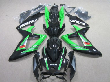 Buy 2006-2007 Black Green Suzuki GSXR600 Bike Fairings