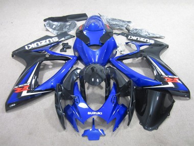 Buy 2006-2007 Black Blue Suzuki GSXR600 Motorcycle Fairings Kit