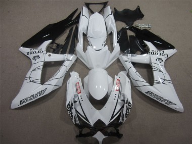 Buy 2008-2010 White Black Corona Extra Motul Suzuki GSXR600 Motorbike Fairing