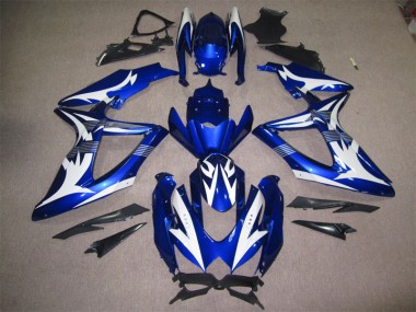 Buy 2008-2010 Blue White Suzuki GSXR600 Motorcycle Bodywork