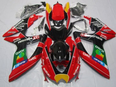 Buy 2008-2010 Red Black Jomo Suzuki GSXR600 Motorbike Fairing Kits