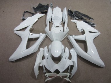 Buy 2008-2010 White Suzuki GSXR600 Motorcycle Fairing Kit