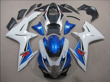 Buy 2011-2021 White Blue Suzuki GSXR600 Motorbike Fairing Kits