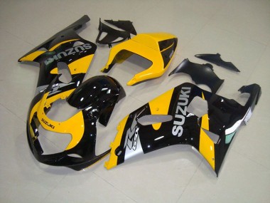 Buy 2001-2003 Yellow Black Suzuki GSXR750 Bike Fairing