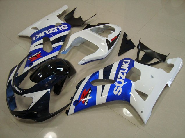 Buy 2001-2003 Blue White Suzuki GSXR750 Replacement Fairings