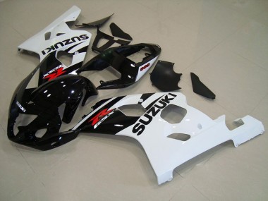 Buy 2004-2005 Black White Suzuki GSXR750 Bike Fairings