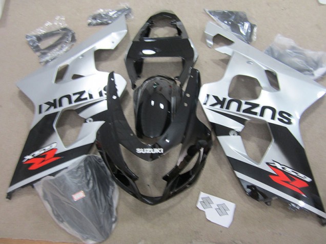 Buy 2004-2005 Black White Suzuki GSXR750 Motorbike Fairing Kits