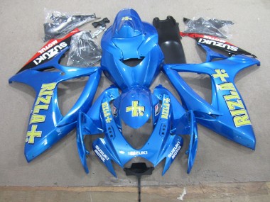 Buy 2006-2007 Blue Yellow Rizla Suzuki GSXR750 Bike Fairings