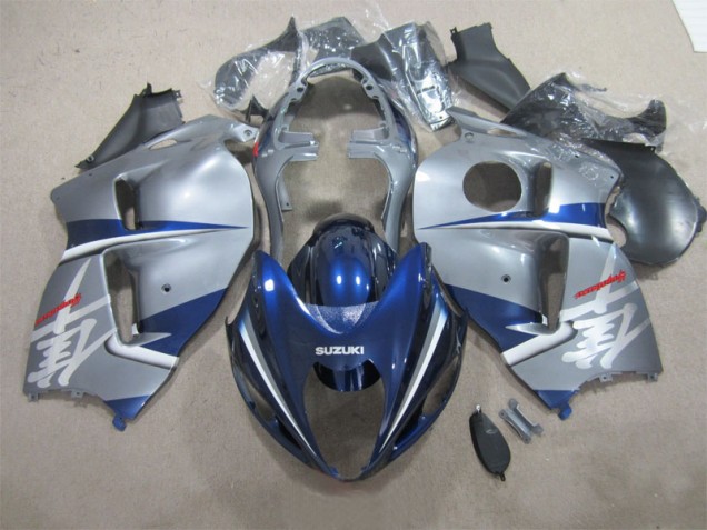 Buy 1996-2007 Silver Blue Suzuki GSXR1300 Hayabusa Motorcylce Fairings