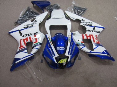 Buy 1998-1999 Blue White Motul Dunlop 46 Yamaha YZF R1 Motorbike Fairing Kits