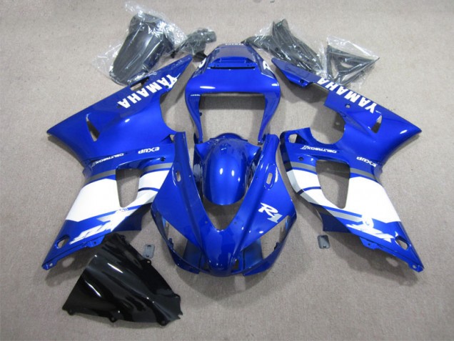 Buy 1998-1999 Blue White Decal Yamaha YZF R1 Moto Fairings