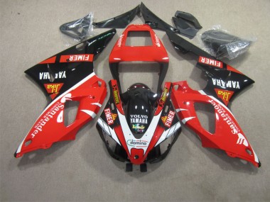 Buy 1998-1999 Red Black White Santander Yamaha YZF R1 Motorcyle Fairings