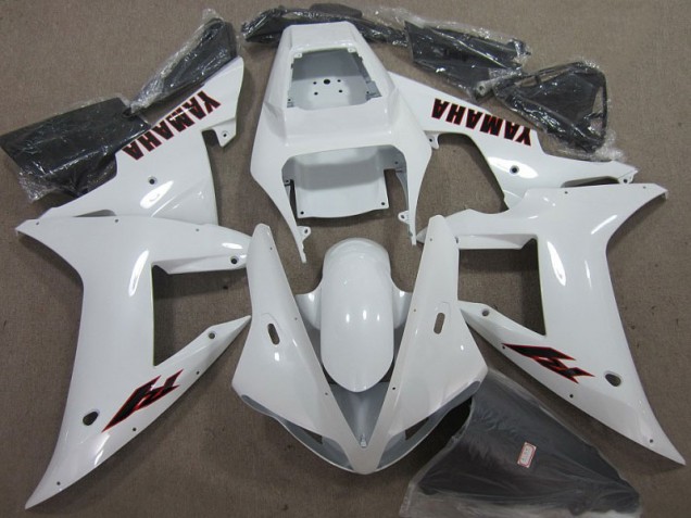 Buy 2002-2003 White Black Yamaha YZF R1 Motorcycle Fairing Kit