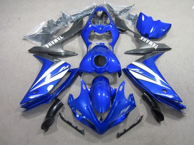 Buy 2007-2008 Blue White Yamaha YZF R1 Motorcycle Fairings