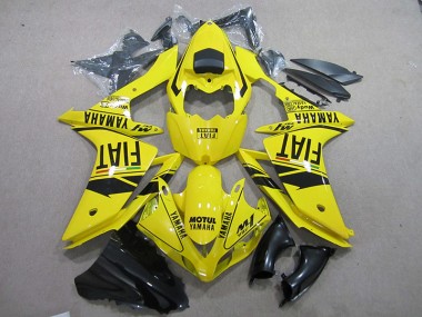 Buy 2007-2008 Yellow Black Motul Fiat Yamaha YZF R1 Motorcycle Fairing