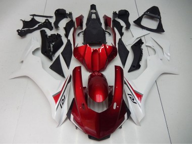 Buy 2015-2019 Red White Yamaha YZF R1 Bike Fairings