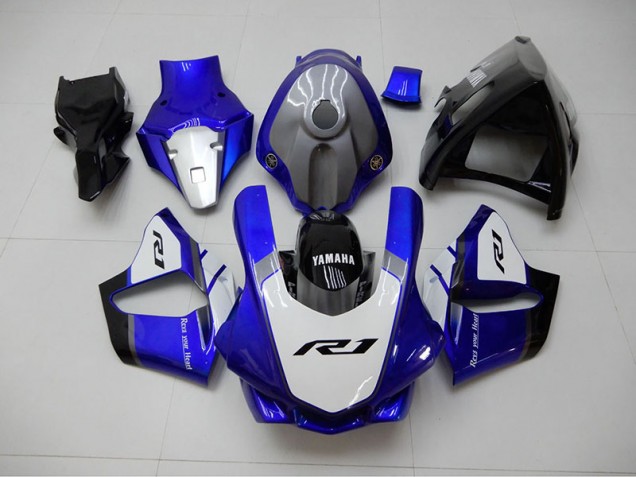 Buy 2015-2019 Blue White Yamaha YZF R1 Bike Fairings