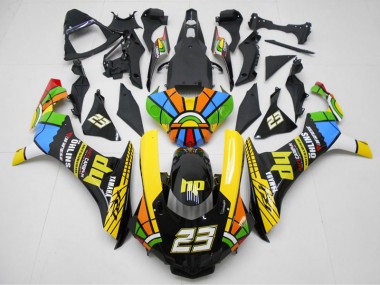 Buy 2015-2019 Yellow Black 23 Yamaha YZF R1 Motorcyle Fairings