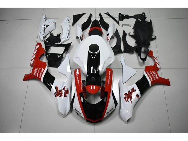 Buy 2015-2019 White Red Black Yamaha YZF R1 Motorbike Fairing