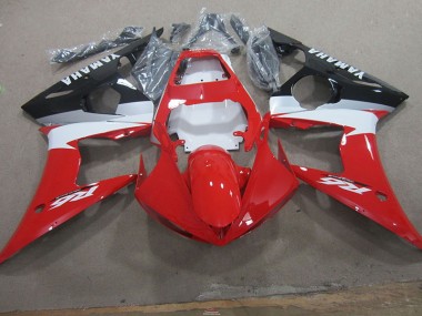 Buy 2003-2005 Red White Yamaha YZF R6 Motorcycle Fairings