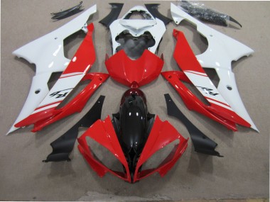 Buy 2008-2016 Red White Black Yamaha YZF R6 Motorcycle Fairing Kit