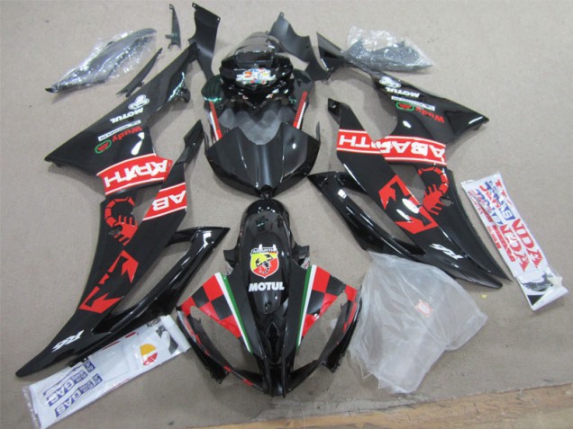 Buy 2008-2016 Black White Motul Yamaha YZF R6 Motorbike Fairing