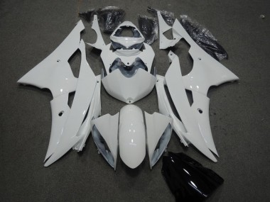 Buy 2008-2016 White Yamaha YZF R6 Motorcyle Fairings